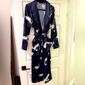 Satin long robe by Missguided